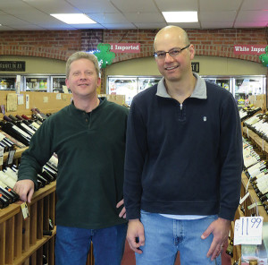 David Mellen, store manager and Owner Jim Pabich.