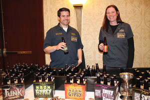 Jeremy Knapp, Maryland Sales Manager, Duclaw Brewing Company; Laura Day, VP of Sales, Duclaw Brewing Company.