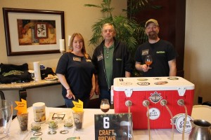 Melissa Timmann, Owner, Craft Brew Supplies; Phil Slotter, Employee, Craft Beer Supplies; Chris Timmann, Owner, Craft Beer Supplies.