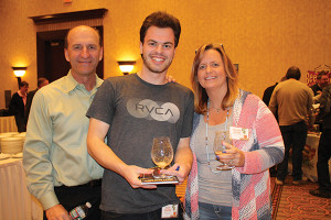 Bob Zannella, General Manager, C & C Distributors, Inc.; Peter Haxton, General Manager, Colleen Haxton’s Liquors; Colleen Haxton, Owner, Colleen Haxton’s Liquors.