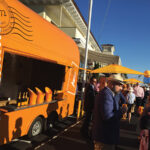 The crowd gathered for the Veuve Clicquot National Tour at L’escale in Greenwich.