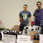 Thomas Rivera of Gray Sail Brewing with Andy Leukhardt of Foolproof Brewing Company representing the Rhode Island Brewer’s Guild.