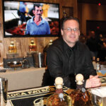 Anthony DeSerio, United States Bartenders Guild Connecticut (USBG CT) chapter member and member of Patron’s “60 Hands Alliance” serving samples of Patron, Roca Patron and cocktails.