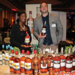 Deerdra Cetoute, Promotions, Mount Gay Rum with Alex Thibault, Key Account Manager, Remy Cointreau USA with Mount Gay Rum.