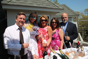 Bill Saroka, Wine Director, Hartley & Parker; Crissy Peterson, Select Brands Manager, Hartley & Parker; Patricia Allen Lornell, Brand Ambassador, Off the Vine; Andrea Viscuso, Off The Vine; Doug Preston, Sales Representative, Hartley & Parker.