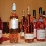 A selection of rosé wines.