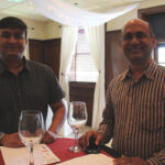 Paul Rathod and Venkata Maganti of Empire Wine and Spirits in Waterbury.