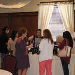 Cara Lynch-Passarelli pours at Brescome Barton’s spring wine show at The Waverly Inn in Cheshire.