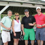 All from the Connecticut Business Industry Association: Adam Ney, Bonnie Stewart, Michael Jordan and Michael Johnson.