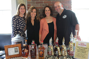 Katie Schoen, Sales Representative, Slocum & Sons; Maureen Pesticci, Compliance Manager, Slocum & Sons; Marcia Passavant, Senior Brand Manager, Slocum & Sons; Dennis Rochford, Regional Brand Manager, Hotel California Tequila.