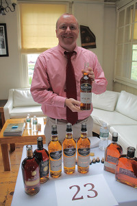 Ed Zabit, Sales Representative, Slocum & Sons with Glengoyne and Ron Barcelo.