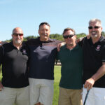 All from Hartley & Parker: Doug Preston, Regional Manager; Paul Jaronko, District Manager; Bill Saroka, Wine Director; Steve Fanelli, Key Account Manager.