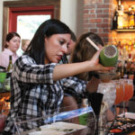 Stacey Giatas took second place with her cocktail.