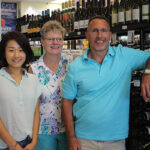 Laura Hong, Store Employee; Kim Ertelt, Store Employee; and David Galanto, Owner.