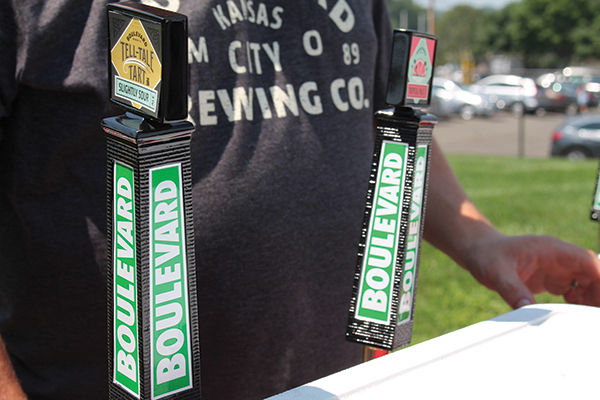 Boulevard Brewing Company’s Tell-Tale Tart and Tropical Pale on tap.