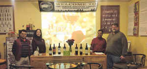 BabuRam Khatiwada, Manager, Yankee Discount Liquor; Janna Waite, Key Account Manager & Education Director, Eder Bros., Inc.; Deepak Pattani, Owner, Yankee Discount Liquor; and Brian O’Leary, Sales Consultant, Eder Bros, Inc. BabuRam Khatiwada, Manager, Yankee Discount Liquor; Janna Waite, Key Account Manager & Education Director, Eder Bros., Inc.; Deepak Pattani, Owner, Yankee Discount Liquor; and Brian O’Leary, Sales Consultant, Eder Bros, Inc.
