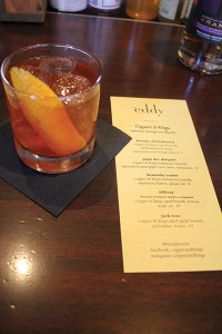 The Brandy Old Fashioned cocktail featuring Copper & Kings Aged Brandy.