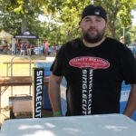 Matt Longo, Sales, Sarene Craft Beer Distributors, pouring tastes of SingleCut Beer of New York.