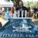 Lindsay Parschaul and Dan Cole, Brewery Manager, Thimble Island Brewing Company.