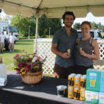 McLain Cheney and Leigha Goetz, Half Full Brewery in Stamford.