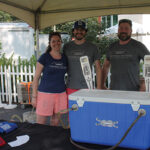 All of Thimble Island Brewing Company of Branford: Katy Loomis, Bem Loomis and Dave Morgan.