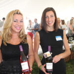 Donna Taylor and Megas Hass with Scheid Family Selections pouring Gifft Wines by Kathy Lee Gifford.