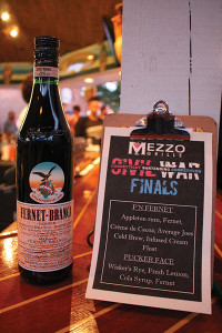 Fernet-Branca was the sponsored liqueur during the USBG CT Civil War competition finale.