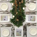 Place setting for “UNO: el fin a Pop-Up Dinner,” prepared by Max Catering.