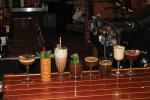 A selection of the cocktails.