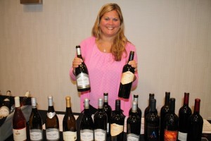 Erin Hall of The Tasting Co. with Ferrari Carano Selections.