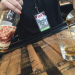 A pour of 20-year-old Pappy Van Winkle during “Savor the Legends” presented by plan b Burger Bar.