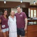 Susan Larouche, Tasting Room; Nanci Waugh, Director of Operations; and Joshua Main, Tasting Room.