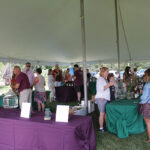 The tasting bar during the Harvest Festival.