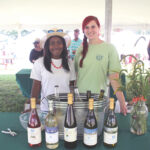 Stonington Vineyards volunteers Shani Robinson and Liz Jaikes.