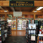 Inside Wildwood Liquors.