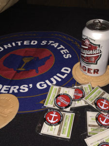 USBG RI launched its new challenge coin, which is sponsored by Narragansett Beer.