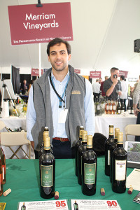 Evan Merriam of Merriam Vineyards.