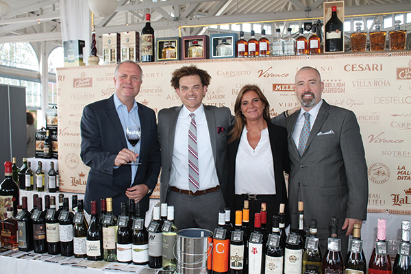 Antonio Zacchero of Carpineto Winery; Christopher Wirth, New York State Manager, Opici Wines; Deborah Cesari, Cesari Fine Wines of Verona; Scott McDonald, CSW, CT State Manager, Opici Wines.