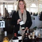 Lisa Harlow of Rebatch Beverage with Uncle Val’s gin.