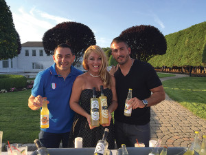 Angelo Mastrodomenico, Director of Product Development, Peel Liqueur; Beverage Specialist Donna Taylor; Gianfranco DiDomenico, Chief Operating Officer, Peel Liqueur. 