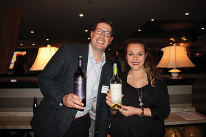 Garrett Fardelmann, E. & J. Gallo with Tatiana Nessier, Brand Ambassador, Alamos Wines.