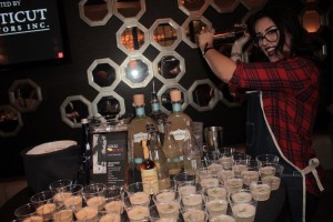 Nikki Simches, Bar Manager, Cure Restaurant during the cocktail competition.