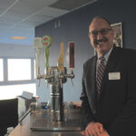 James Donahue, Marketing Manager, Allan S. Goodman, featuring keg wine selections.