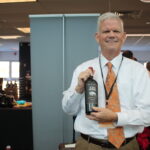 Kevin Shea of Fetzer with 1000 Stories wine.