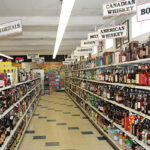 Inside Thorpe's Wine and Spirits.