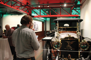 Guests browsed the displays while enjoying featured spirits.