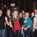 The competitors from left to right: Rocco McNelly of Saybrook Fish House in Rocky Hill; Joshua Czyz of Edison Grill in Harwinton; Kellie Fonnemann of Hot Rod Café in New London; Stephanie McCool, winner, of Flipside Burgers & Bar in Fairfield; Tabitha Ferguson, runner-up, These Guys Brewing Co., in Norwich; (In back) Al Greenwood of Oak Haven Table and Bar in New Haven; Kay Salvas of Grill 37 in Pomfret; Erin LaRosa of McLadden’s In West Hartford; (In back) Bradley Kirby of the Marketplace in Woodbury; Miranda McSweney of 169 Sports Café in Brookfield; Stephanie Sullivan of 85 Main Street in Putnam. Jen Borruso of Slainte in Naugatuck also competed is not pictured.