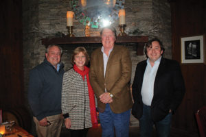 Andrew Pite, District Manager and Partner, Broken Shed Vodka; Debra Clark, Brand Ambassador, Broken Shed Vodka; Samuel Brown, Executive Chairman, Broken Shed Vodka; Jonathan Bailey, Chief Executive Officer, Broken Shed Vodka.