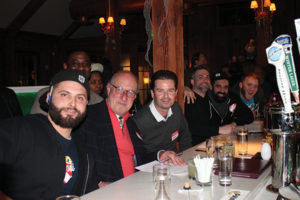 Judges and guests during the event: Nick Gordiano, Event Judge and USBG CT member; Restauranteur David Palombo, Event Judge; Restauranteur David Gorrie, Event Judge; Adam Patrick, Event Judge and USBG CT Chapter President; Carl Summa, Event Judge and USBG CT member; Daniel Rek, USBG CT Secretary.