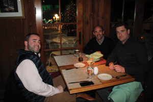 Mike Tobin, Worldwide Wines; Justin Miller, Worldwide Wines; and Ian Merriss, Massanois Imports.